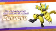 Zeraora in Pokemon Unite's official artwork (Image via The Pokemon Company)